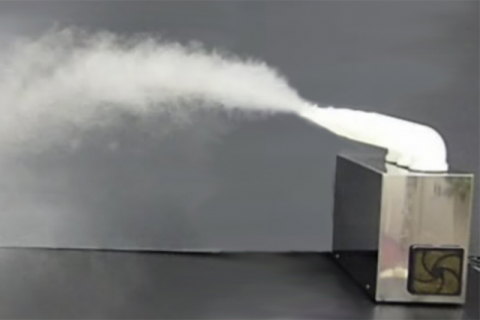 微酸性水（次亜塩素酸水）の室内噴霧