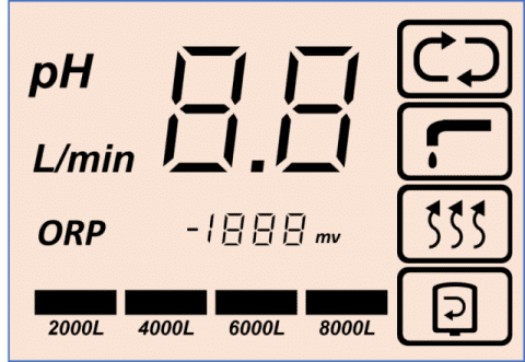 LCD panel display Pictogram or English